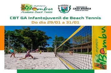 A Prefeitura apoia o CBT GA Infantojuvenil de Beach Tennis