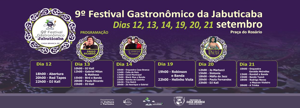 Festival Gastronômico Programação