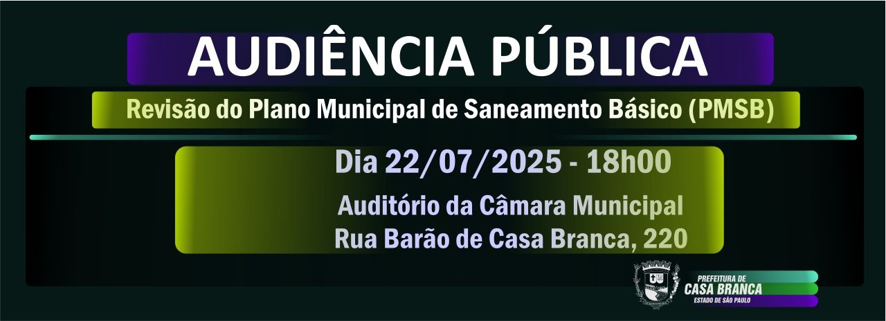 PLANO MUNICIPAL DE SANEAMENTO BÁSICO
