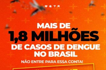 Um número que não podemos ignorar: 1,8 milhões de casos de dengue no Brasil desde o início de 2024 