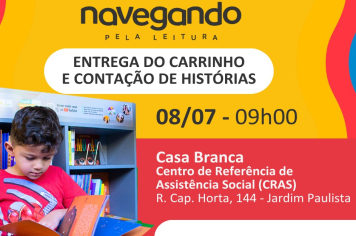 MUNICÍPIO RECEBE O PROJETO “NAVEGANDO PELA LEITURA”