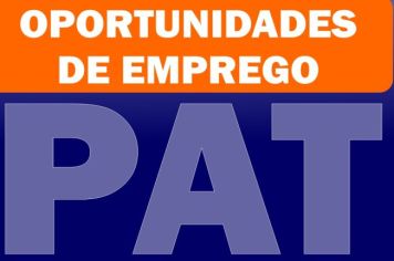 OPORTUNIDADES DE EMPREGO