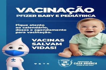 VACINAÇÃO COVID PFIZER BABY E PEDIÁTRICA