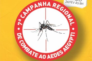 PREFEITURA, EM PARCERIA COM A EPTV, REALIZA 7ª CAMPANHA REGIONAL DE COMBATE AO AEDES AEGYPTI ❌