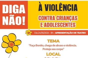 TEATRO ALERTA PARA O COMBATE À VIOLÊNCIA CONTRA CRIANÇAS e ADOLESCENTES