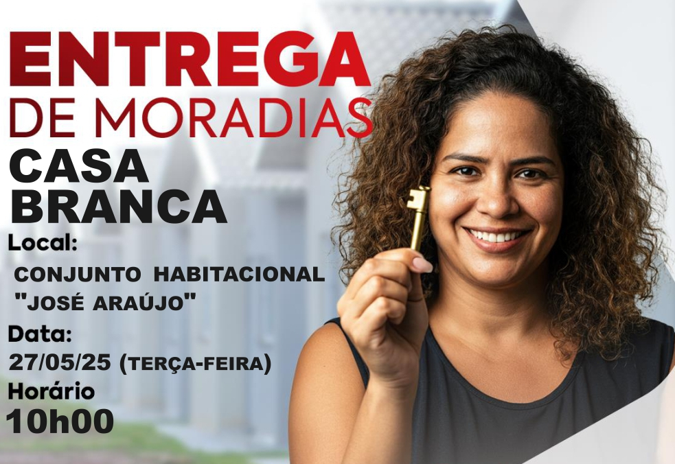 CASAS DO PROJETO SUB 50 SERÃO ENTREGUES